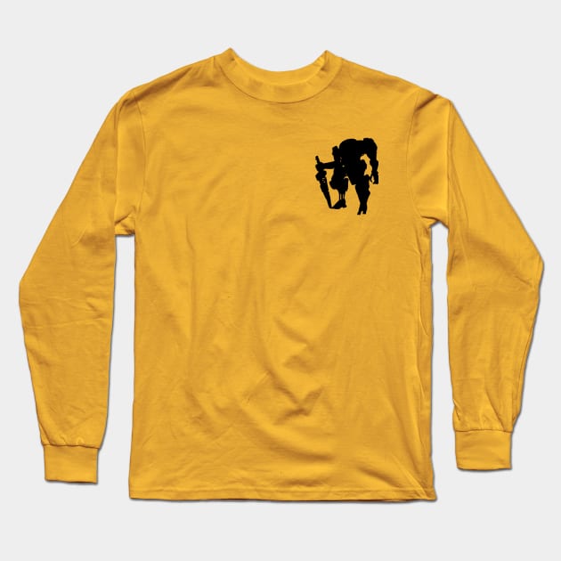 Pocket Knight Long Sleeve T-Shirt by knightofshredsandpatches@gmail.com